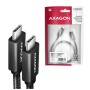 Дата кабель USB-C to USB-C 2.0m USB 3.2 Gen 2 PD 100W 5A 4K black AXAGON (BUCM32-CM20AB)