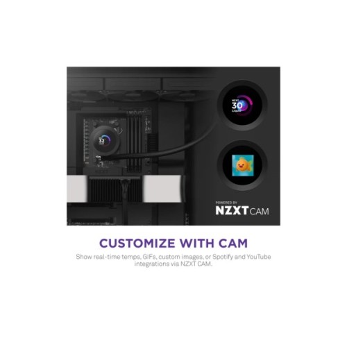 Система рідинного охолодження NZXT Kraken Plus V2 360mm AIO liquid cooler w/Displ (RL-KN360-B2)