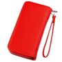 Гаманець Kivi З зернистої екошкіри Яскраво-червоний (19044)