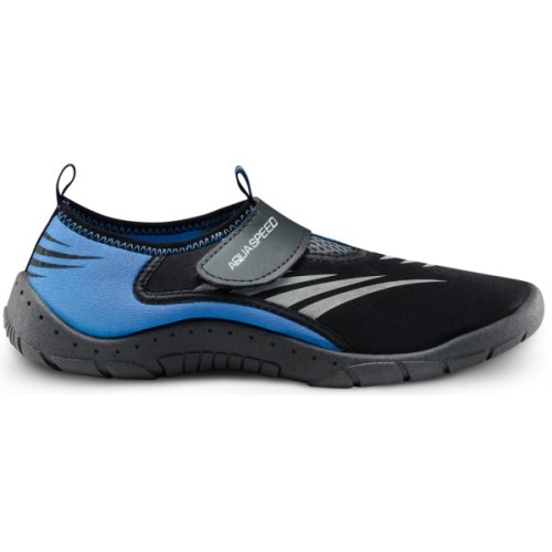 Аквашузи Aqua Speed Aqua Shoe Model 642-27B чорний, сірий, синій 40 (5908217676122)