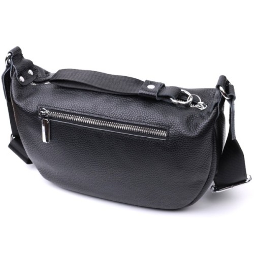 Сумка Vintage З натуральної шкіри Чорна (22615)