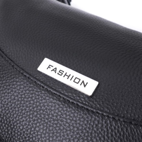 Сумка Vintage З натуральної шкіри Чорна (22615)