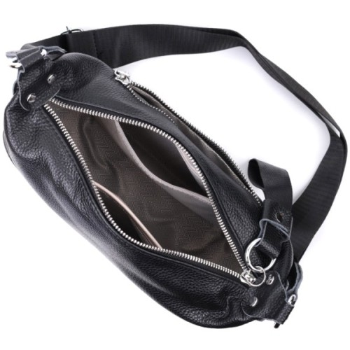 Сумка Vintage З натуральної шкіри Чорна (22615)