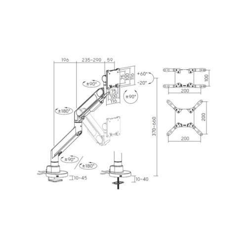 Кронштейн OfficePro MA442W