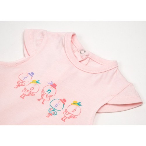 Боді дитяче Miniworld набір 2 штуки (4753-62G-pink)