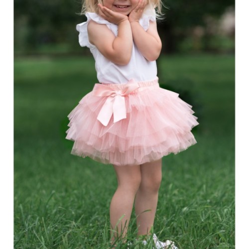 Спідниця дитяча Breeze фатінова багатошарова (14349-146G-peach)