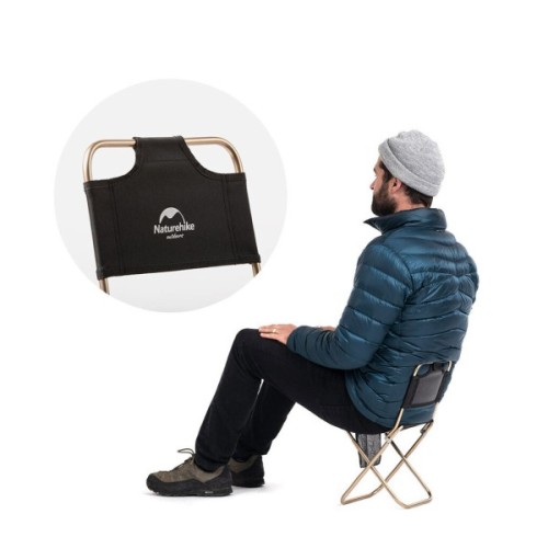 Стілець складаний Naturehike MZ01 NH18M001-Z чорний (6927595733806)