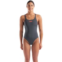 Купальник Arena Team Swimsuit Swim Pro Solid 004760-504 темно-сірий 40 (3468337617365)