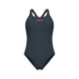 Купальник Arena Team Swimsuit Swim Pro Solid 004760-504 темно-сірий 40 (3468337617365)
