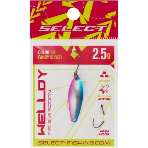 Блешня Select Welldy 2.5g 31mm 04 Fancy Silver (1870.81.01)