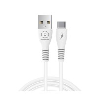 Дата кабель USB 2.0 AM to USB-C 1.0m 2.4A X195 white WUW (WUW-X195TC)