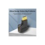 Перехідник HDMI M to HDMI F 4K60Hz 90° corner black Vention (AIQB0)