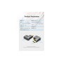 Перехідник HDMI M to HDMI F 4K60Hz 90° corner black Vention (AIQB0)