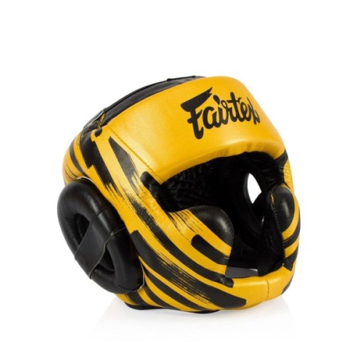 Боксерський шолом Fairtex HG16 Gold M (HG16_M_Gold)