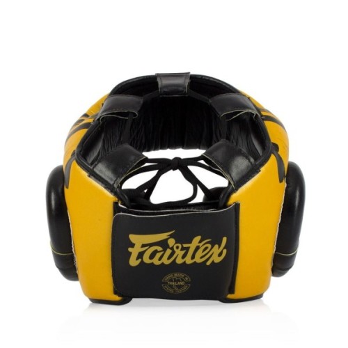 Боксерський шолом Fairtex HG16 Gold M (HG16_M_Gold)