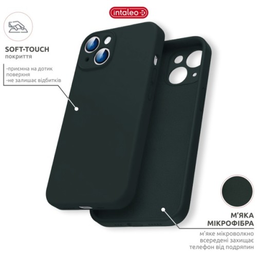 Чохол до мобільного телефона Intaleo SoftShell Apple iPhone 14 Dark Green (1283126557675)
