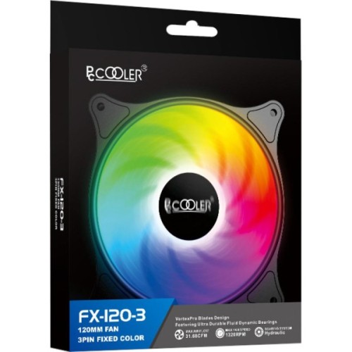 Кулер до корпусу PcCooler FX-120-3
