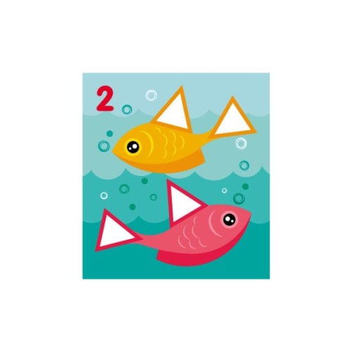 Книга Мозаїка з наліпок. Для дітей від 3 років. Трикутники Ранок (9789667516055)