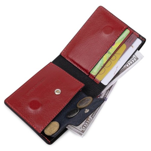 Гаманець Grande Pelle Чорний (11551)