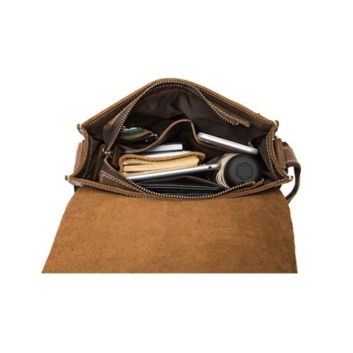 Сумка Vintage Чоловіча Коричнева (14660)