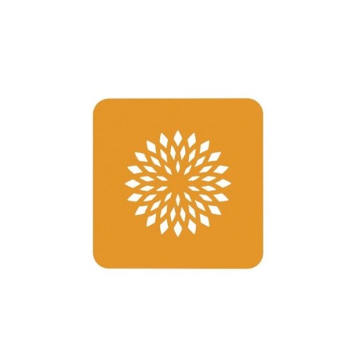 Кондитерський килимок Silikomart для декорування "Квітка лотоса" d 100 мм 2 шт (STENCIL FIORE DI LOTO)