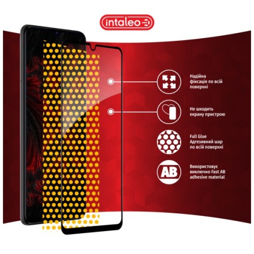Скло захисне Intaleo Full Glue ZTE Blade A72 Black (1283126545573)