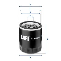 Фільтр масляний UFI 23.129.02