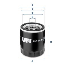 Фільтр масляний UFI 23.129.02