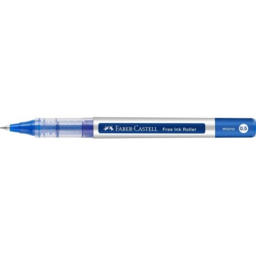 Ролер Faber-Castell Free Ink rollerball, колір чорнила синій, 0,5 мм, одноразова (29138)