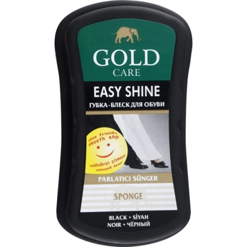 Губка для взуття GoldCare Блиск Чорна (8697704013409)