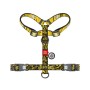 Шлея для собак WAUDOG Nylon H-подібна з QR-паспортом "Бетмен Ескіз", світловідбивна XL (346-1081)