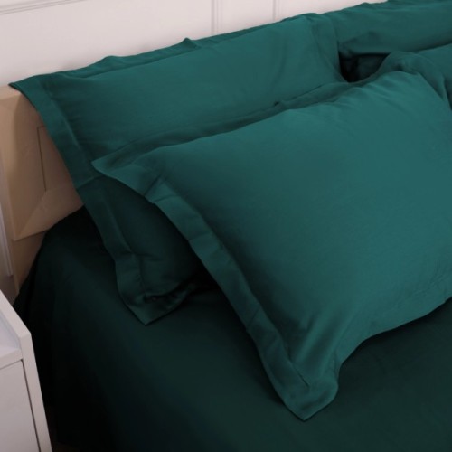 Постільна білизна MirSon Tencel №07 Emerald 220x240 King Size (2200009370977)