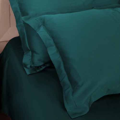 Постільна білизна MirSon Tencel №07 Emerald 220x240 King Size (2200009370977)