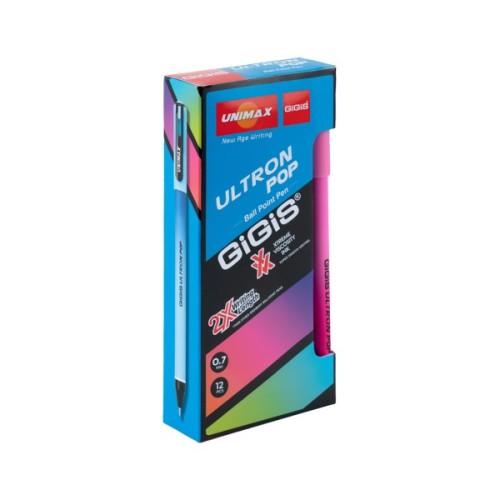 Ручка кулькова Unimax Ultron POP 2х, синя (UX-152-02)