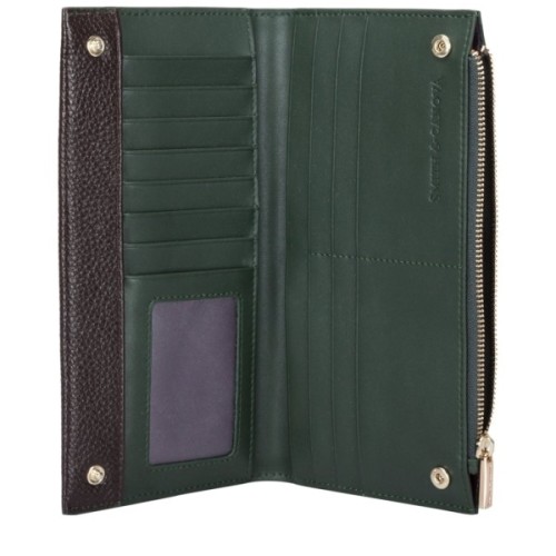 Гаманець Smith & Canova 26801 Althorp Green-Brown (26801 GREEN-BRN)