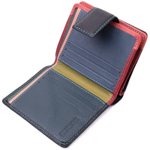 Гаманець ST Leather З натуральної шкіри Чорний (19436)