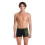 Плавки Arena Foggy Dots Swim Short 008483-506 чорний, жовтий 85 (3468337531111)
