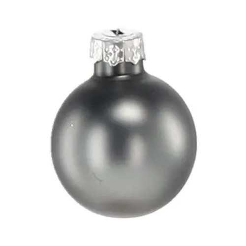 Ялинкова іграшка Chomik скляні кульки 11 шт, 3 см, колір мікс срібний, білий (5900779882195)