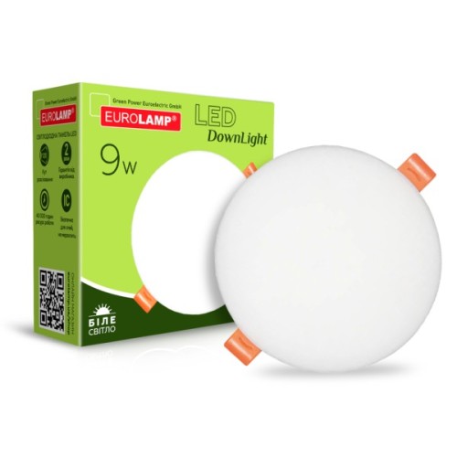 Світильник Eurolamp DecoLight 9W 890Lm 4000K (LED-DLR-9/4(Е))