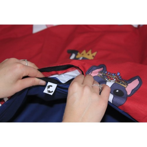 Постільна білизна MirSon Бязь 17-0568 Kings of dogs (2200004274553)