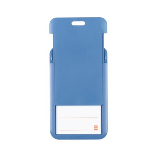 Бейдж Axent слайдер вертикальний, 54х85мм , димчастий синій (4500V-02-A)