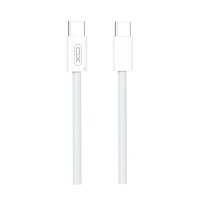 Дата кабель USB-C to USB-C 1.0m 60W white XO (NBQ260A_С_White)