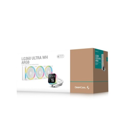 Система рідинного охолодження Deepcool LQ360 Ultra ARGB WH (R-LQ360-WHASMC-G-1)