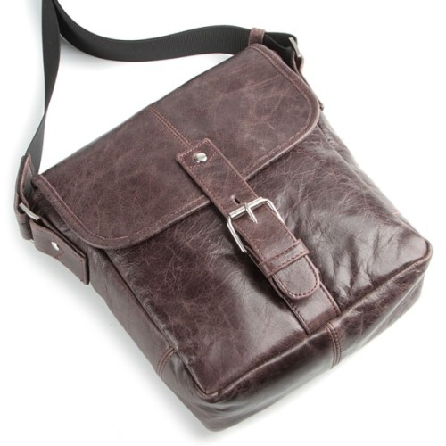 Сумка Shvigel Шкіряна Коричнева (00855)