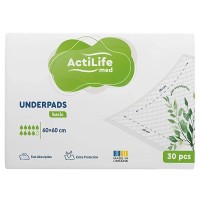 Пелюшки для малюків ActiLife Med Basic 60 х 60, 30 шт (4820174981471)