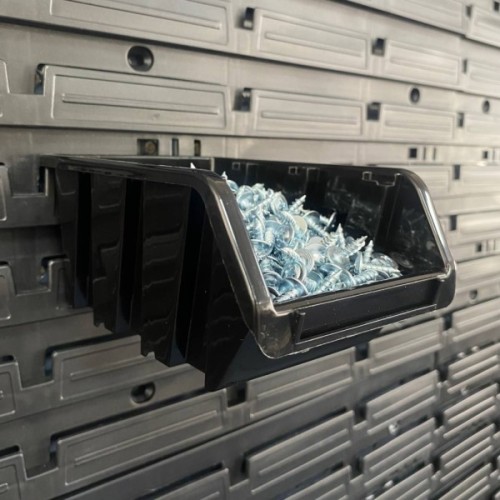 Ящик для інструментів Kistenberg ємність відкрита, чорний, 230*160*120, TRUCK, KTR23-S411 (KTR23-S411)