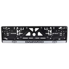 Рамка номерного знака CarLife Daewoo (NH08)