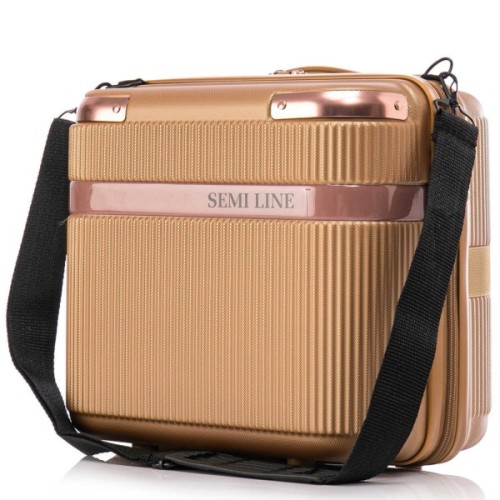 Косметичка Semi Line Бьюті-кейс 16L Gold (DAS302653)