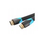 Кабель мультимедійний HDMI M to HDMI M 1.5m 4K60Hz black Vention (VAA-B02-L150)