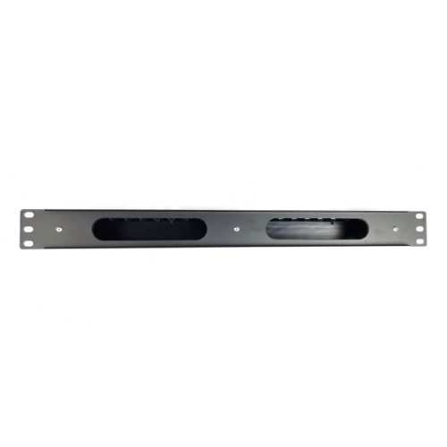 Кабельний організатор 19" 1U гребінчатий, пластиковий Eserver (WT-2049B)